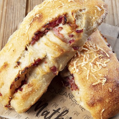 Pain aux lardons (165g)