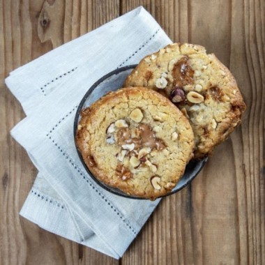 Cookie caramel / noisettes