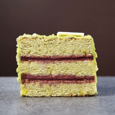 Cake pistache griottes