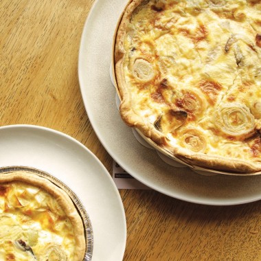 Quiche poireaux champignons...