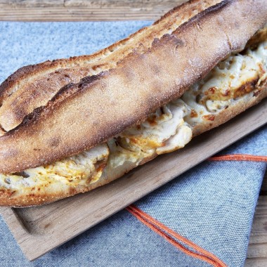 Sandwich chaud au poulet