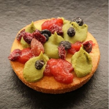 Cookie gourmand Matcha Fruits rouges 