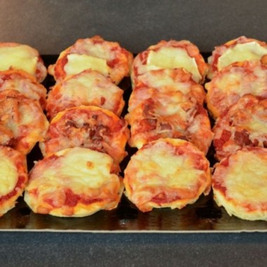 Plateau 16 mini pizza 