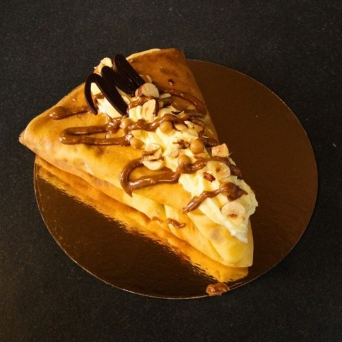 Crêpe garnie praliné