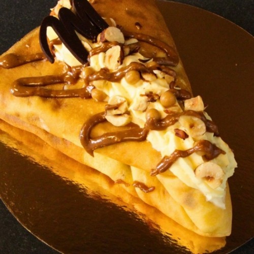 Crêpe garnie praliné