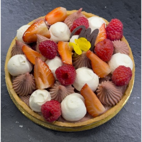 Tarte printanière - Fraises...