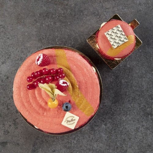 Macaron framboise (à partager)